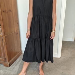 Black maxi dress